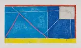 Richard Diebenkorn, Red-Yellow-Blue, 1986, Etching, aquatint and drypoint in colors, on Rives BFK paper, with full margins