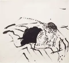 Big Celia Print #2 by David Hockney, 1982, Lithograph, on Arches Cover paper, the full sheet, sold Oct 2016