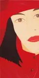 Alex Katz, Red Coat, 1983, Screenprint in colors, on Stonehenge paper, the full sheet