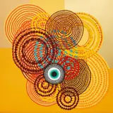Beatriz Milhazes, Serpentina (Serpentine), 2003, Screenprint in colors, on Waterford paper, the full sheet