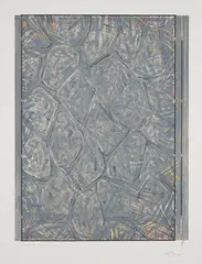Jasper Johns, Within, 2007, Etching and aquatint in colors, on Hahnemühle paper, with full margins