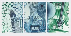 Jasper Johns, Untitled, 1998, Intaglio in colors, on Hahnemühle paper, with full margins