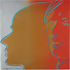 The Shadow by Andy Warhol, 1981, Unique screenprint in colors, on Lenox Museum Board, the full sheet,, sold Oct 2016