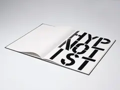 Christopher Wool, Black Book, 1989, Hardcover book, with 17 text images, on smooth wove paper, the full sheets, bound (as issued),