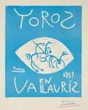 Toros (Bulls) by Pablo Picasso, 1957, Linocut in colors, on wove paper, with full margins, sold Oct 2016