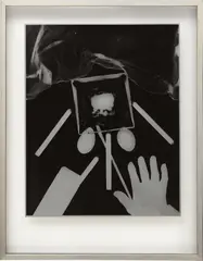 One Hand by Man Ray, 1966, Screenprint, on Plexiglas, sold Oct 2016