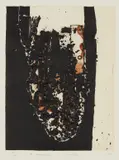 Alberto Burri, Combustione, 1963-64, Etching and aquatint in colors, on Fabriano Rosapina paper, with full margins