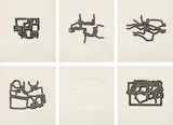Mas Allá (Beyond) by Eduardo Chillida, 1973, The complete set of 16 woodcuts (3 embossed without ink), on handmade paper, with full margins, all contained in the ori, sold Oct 2016