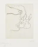 Eduardo Chillida, Esku XXX (Hand XXX), 1992, Drypoint, on Paperki paper, with full margins