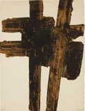 Pierre Soulages, Eau-forte XVIII, 1962, Etching in colors, on wove paper, the full sheet