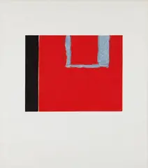 Untitled by Robert Motherwell, 1975, Etching and aquatint in colors, on Rives BFK paper, with full margins, sold Oct 2016