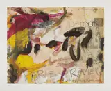 Willem de Kooning, Paris Review, 1979, Offset lithograph in colors, on smooth wove paper, with full margins