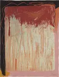 Tribal Sign by Helen Frankenthaler, 1987, Lithograph in colors, on TGL handmade paper, the full sheet, sold Oct 2016