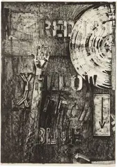 Jasper Johns, Land’s End, 1979, Lithograph, on Kurotani paper, the full sheet