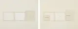 Bruce Boice, Untitled (4-8-74); and Untitled (5-30-74), 1974, Two ink and pencil drawing in colors, on Sphinx copy paper