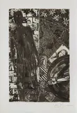 Jasper Johns, Summer, 1985, Etching and aquatint, on T. Edmunds paper, with full margins, with the complete book of Wallace Stevens poems, bound (as issued) in the original buckram-covered hardcover with leather trim