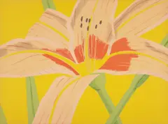 Day Lily 2 by Alex Katz, lithograph on paper, sold Oct 2016