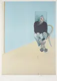 Francis Bacon, Study for Self-Portrait, 1982, Offset lithograph in colors, on wove paper, with full margins
