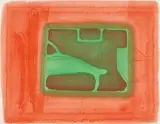 A Furnished Room by Howard Hodgkin, 1977, Soft-ground etching and aquatint in colours with hand-colouring in watercolour, on Arches mould-made paper, the full she, sold Oct 2016