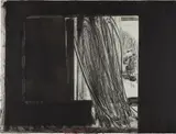 Early Evening in the Museum of Modern Art by Howard Hodgkin, 1979, Soft-ground etching, on Rives BFK paper, the full sheet, sold Oct 2016