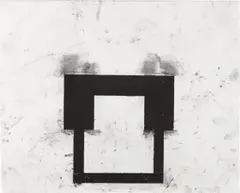 Untitled by Joel Shapiro, 1979, Charcoal drawing, on paper, sold Oct 2016