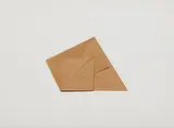Golden Section #8 by Dorothea Rockburne, 1975, Collage with brown craft paper and blue pencil, on wove paper, sold Oct 2016