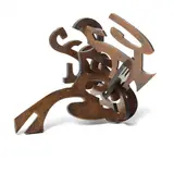 Mark di Suvero, Stainless, 1981, Nickel-plated aluminum multiple in six parts