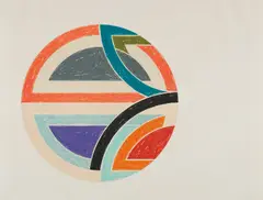 Sinjerli Variation 1a, from Sinjerli Variations by Frank Stella, 1977, Lithograph and screenprint in colors, on Arches Cover paper, with full margins, sold Oct 2016