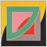 Frank Stella, Referendum '70, 1970, Screenprint in colors, on Special Arjomari paper, with full margins