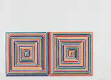 Fortin de las Flores, from Jasper's Dilemma by Frank Stella, 1973, Lithograph in colors, on J. Green Paper, with full margins, sold Oct 2016