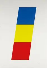 Blue Yellow Red by Ellsworth Kelly, 1970, Lithograph in colors, on Special Arjomari paper, with full margins, sold Oct 2016