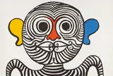 Alexander Calder, Nez et oreilles très gais (Very Gay Nose and Ears), 1969, Lithograph in colors, on wove paper, the full sheet