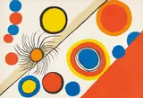 Alexander Calder, Nid d'araignée (Spider’s Nest), 1975, Lithograph in colors, on wove paper, the full sheet
