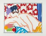 Tom Wesselmann, Judy Reaching Over Table, 1997, Screenprint in colors, on Coventry Rag paper, with full margins