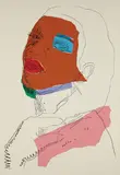 Andy Warhol, Ladies and Gentlemen, 1975, Screenprint in colors, on textured wove paper, the full sheet