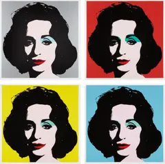 The Deb Suite by Deborah Kass, 2012, The complete set of four screenprints in colors, on Museum board, the full sheets, offered Oct 2016
