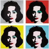 Deborah Kass, The Deb Suite, 2012, The complete set of four screenprints in colors, on Museum board, the full sheets