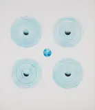 Ed Ruscha, Fans of the World, 1982, Lithograph in colors, on Rives BFK paper, with full margins