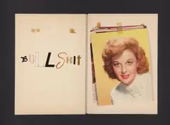 Bullshit by Jack Pierson, 2011, Screenprint and collage in colors, on black archival digital fine art paper, with full margins, offered Oct 2016