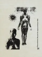 Silent Work by Kiki Smith, 1992, The complete two part set, including screenprint and rubber stamp, on handmade Nepalese paper, with full margins, and mu, sold Oct 2016