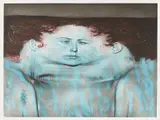 Kiki Smith, My Blue Lake, 1995, Photogravure with à la poupée inking and lithograph in colors, on mould-made En Tout Cas paper, with full margins