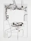 Albert Oehlen, Untitled, 2009, Digital print, on Archival Photo Carton paper, the full sheet, from the deluxe edition with the accompanying book Oehlen , a monograph with contributions by Roberto Ohrt, Klaus Kertess, Martin Prinzhorn and John Corbett, all contained in the original orange cloth-covered clamshell box