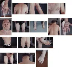 Peter Paul Skin Sample by Paul McCarthy, 2005, The complete set of 15 digital laser prints in colors, on Kodak Professional Endura paper, the full sheets, offered Oct 2016