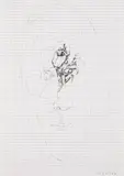 Jonathan Borofsky, Drawing, 2766760, 1981, Ink on graph paper, the full sheet