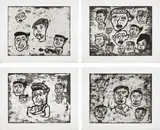 Donald Baechler, The Counterfeiters