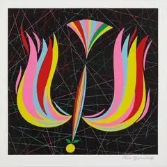 Alex Steinweiss, The Firebird Suite, 2009, Screenprint in colors, on wove paper, with full margins, from the deluxe art edition with the accompanying hardcover book Alex Steinweiss. The Inventor of the Modern Album Cover , including reproductions of the artist's album covers and an introduction by Steven Heller, all contained in the original brown cloth-covered slipcase