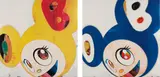 And Then, and then and then and then and then / Yellow Jelly; And Then, and then and then and then and then / Original Blue by Takashi Murakami, 2006, Two offset lithographs in colors, on smooth wove paper, the full sheets, sold Oct 2016