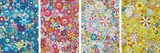 An Homage to Yves Klein, Multicolor C; An Homage to Monogold 1960 C; An Homage to Monopink 1960 C; and An Homage to IKB 1957 C by Takashi Murakami, 2012, Four offset lithographs in colors, on smooth wove paper, the full sheets, sold Oct 2016