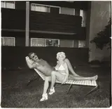 South Bay Singles: Couple on a Chaise Lounge by Diane Arbus, 1970, Gelatin silver print, printed later by Neil Selkirk, sold Apr 2016