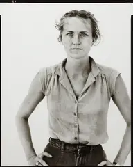 Peggy Daniels, cashier, Giddings, TX, May 7 by Richard Avedon, 1981, Gelatin silver print, printed 1985, offered Apr 2016